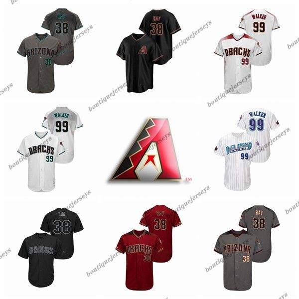 

custom men women kids arizona diamondbacks 38 ray 38 bob 99 walker 99 weezy home robbie taijuan tai red crimson baseball jerseys, Blue;black