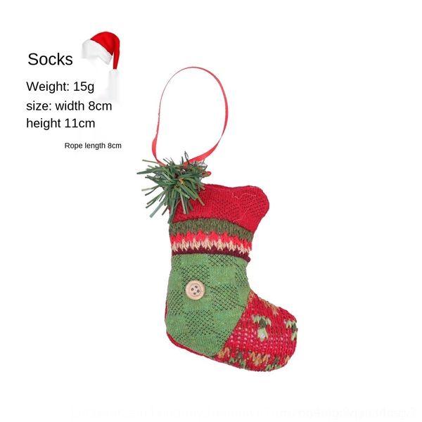 

anyqe pendant decorative christmas tree dressing creative new christmas socks products socks crutch gift ornament scene pendant 9if09