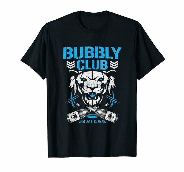 

bubbly club chris aew njpw jericho bit of the bubbly parody black t-shirt s-3xl basic models tee shirt sport hooded sweatshirt hoodie
