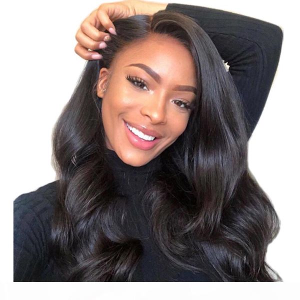 

360 lace front wigs remy brazilian body wave human hair wigs pre plucked with baby hair 130 density lace front wig natural hairline, Black;brown