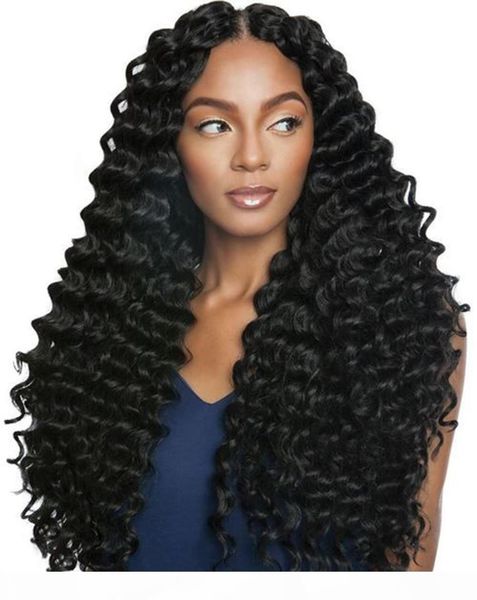 

deep wave human hair 360 lace front wigs with baby hair brazilian hair 360 lace frontal wig natural hairstyles for black women, Black;brown