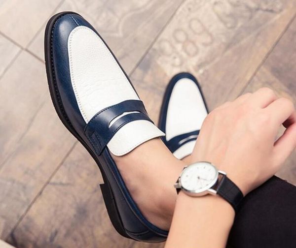 

men male dress man formal pu leather slip on loafers shoes mens business driving zapatos de hombres personlizar zapatos m0083, Black