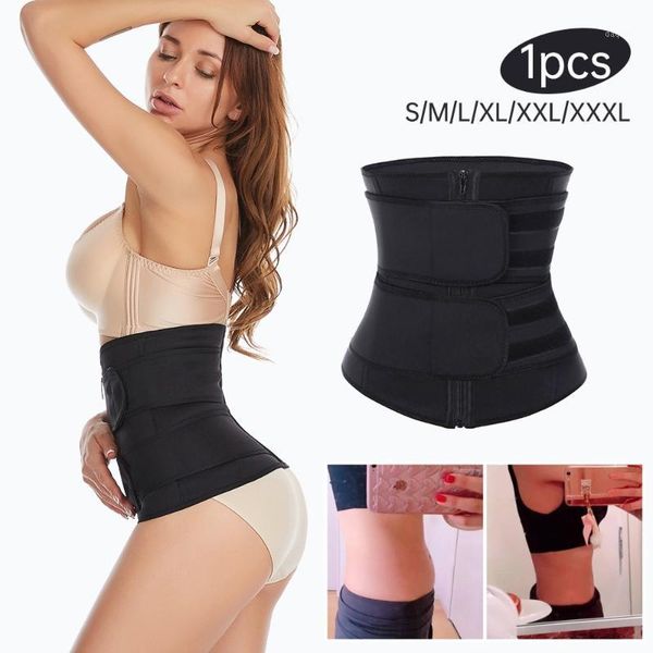 

waist support women trimmer gym fitness sport shapewear sweat belt cincher trainer underwear body building shaper1, Black;gray