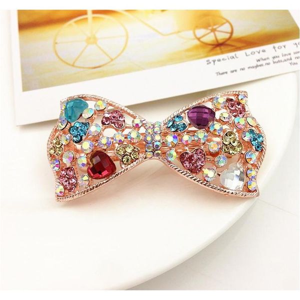 

new barrettes hair clips spring clip bling bling rhinestone hair pearl heart bow crown flower leaf wholesale w wmtirr new_dhbest, Golden;silver
