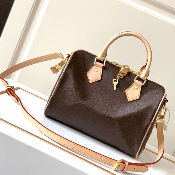 

classic handbag wallet 25cm 30cm 35cm large capacity travel duffle bag real leather handle tote bags detchable adjustable shoulder bag