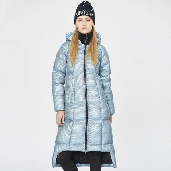

2021 parka new winter white down custom thick mesh jacket women women's sweater uw94, Black
