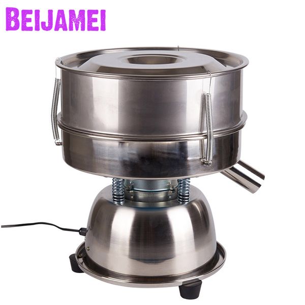 

beijamei food sieve machine small commercial vibrating screen electric sieve medicine powder vibrating screening machine price