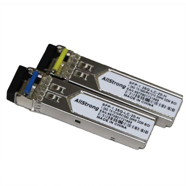 

10 pairs 1.25gbps lc connector sfp module 20km/40km 1310/1550 /80km 1490/1550 ddm bidi sm simplex