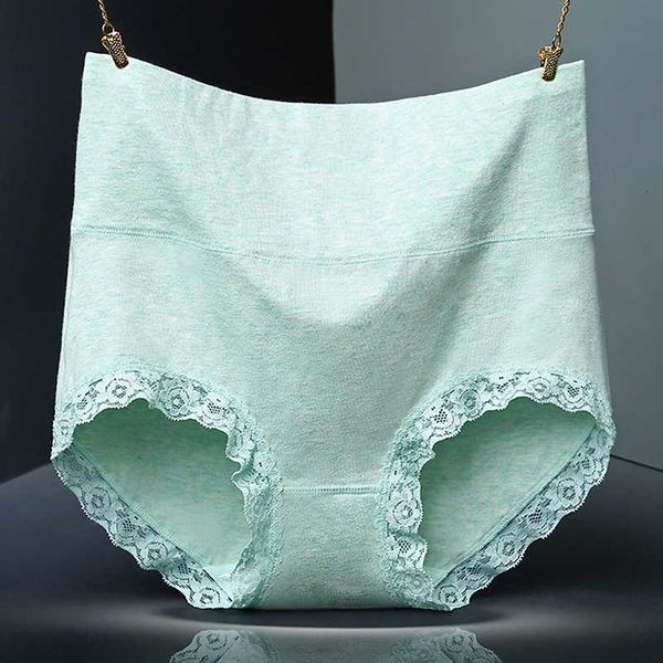 

women's briefs comfortable cotton high waist lace underwear women ultra-thin panties, Black;pink