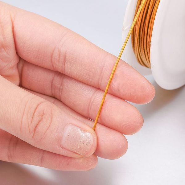 

1 roll/lots 0.3/0.45/0.5/0.6mm tough stainless steel tiger tail beading wire fit bracelet necklace for jewelry making wmtmdc, White;red