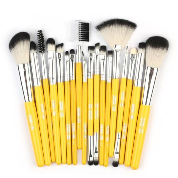 

18pcs wooden makeup brushes sets foundation eyebrow eyeshadow brush maquiagem cosmetic tools high quality