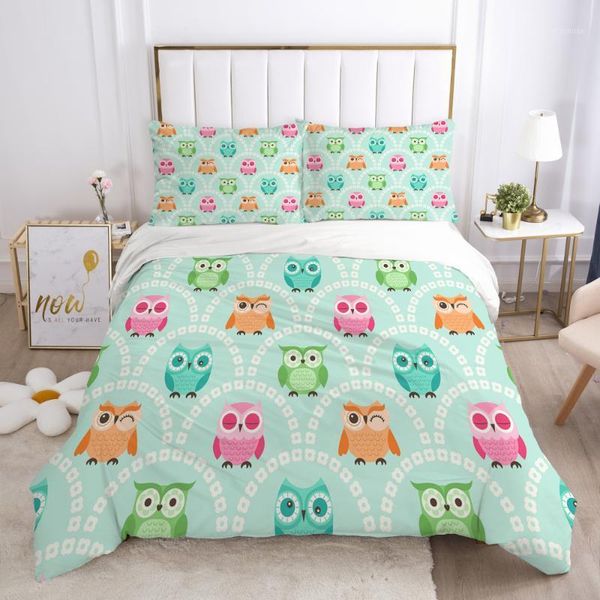 

duvet cover sets bedding set quilt covers pillowcase comforter case bed linen  full size 3d design cartoon bedclothes1