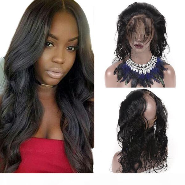 

human hair lace frontal unprocessed body wave 360 lace frontal brazilian virgin hair 360 frontal part 8 to 22 inches natural color, Black;brown