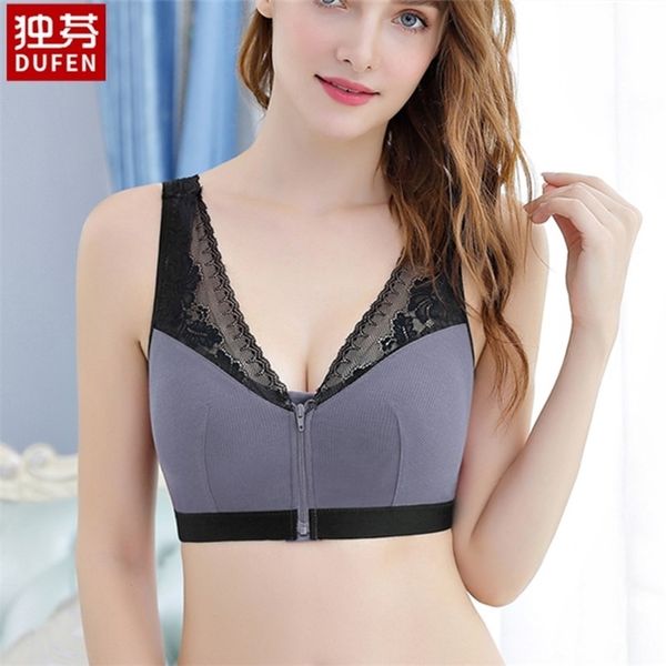 

1884 mastectomy bra pocket bra silicone breast prosthesis breast cancer women artificial boobs front zipper bra lj201208, Red;black