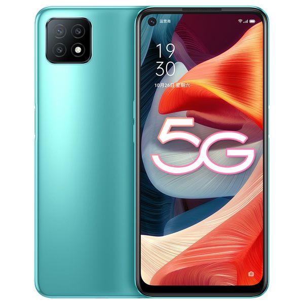 

Original Oppo A53 5G Mobile 4GB RAM 128GB ROM MTK Dimensity 720 Octa Core Android 6.5" Full Screen 16MP 4040mah Face ID Fingerprint Smart Cell Phone