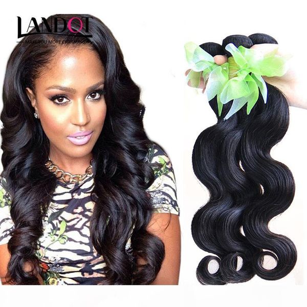 

peruvian virgin hair body wave 100% human hair weave wavy 3 bundles unprocessed malaysian indian cambodian brazilian hair weft natural black