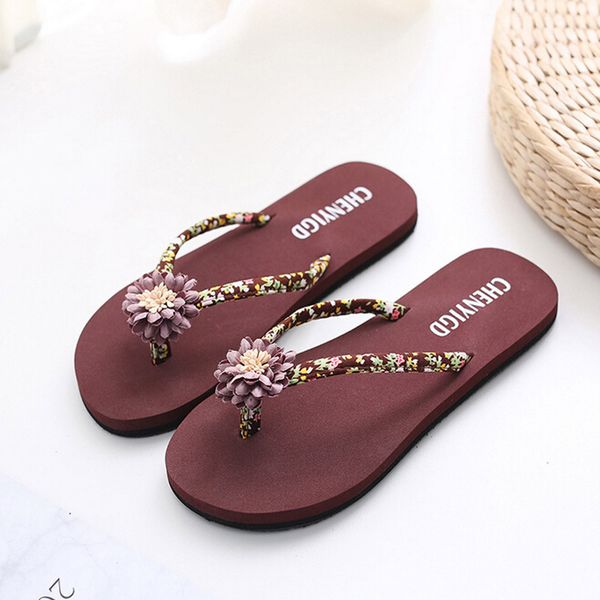 

ladies slim women indoor slippers beach flip flops flipflops sandals shoes bath slippers sandals claquette femme chaussure#l35, Black