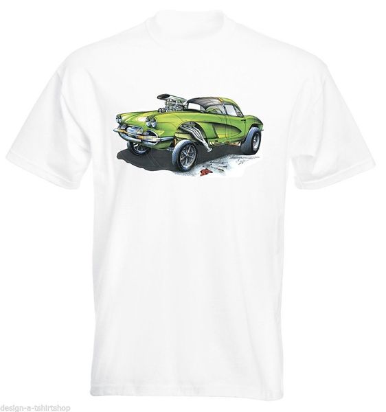 

mens t-shirt corvette gasser rat rod dragster muscle car pos-324 tee shirt sport hooded sweatshirt hoodie