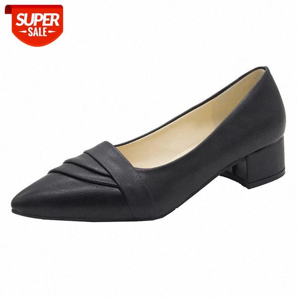 

women's high heels pointed toe square heel slip-on dress platform high heels fashion summer soft comfortable party pumps #hf8n, Black
