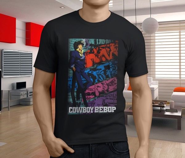 

summer short sleeve plus size new cowboy bebop abbey road space character movie black 3xl fashion classic sport sweatshirt hoodie t shirt