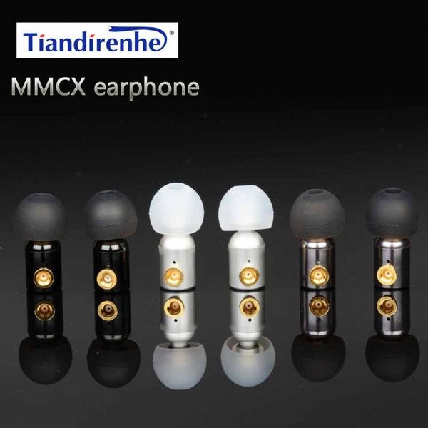 

tiandirenhe new metal 6mm moving coil v type hifi mini earphone mmcx earphone pluggable and replaceable cable earphones and mic