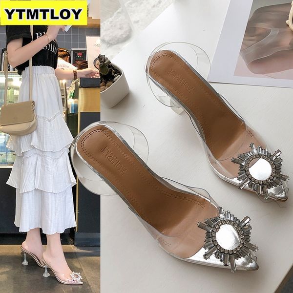 

women sandals fashion high heels buckle gladiator pvc wedge shoes for women summer shoes transparent sandals gladiator y200323, Black