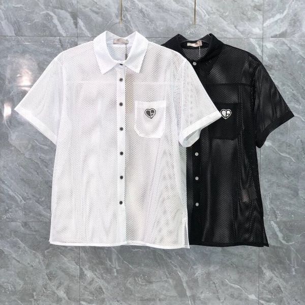 

2022ss spring/summer trend fashion short sleeve t-shirt jacquard women's men's clothing size: m~xxxl color: black and white g5j77, Black;brown