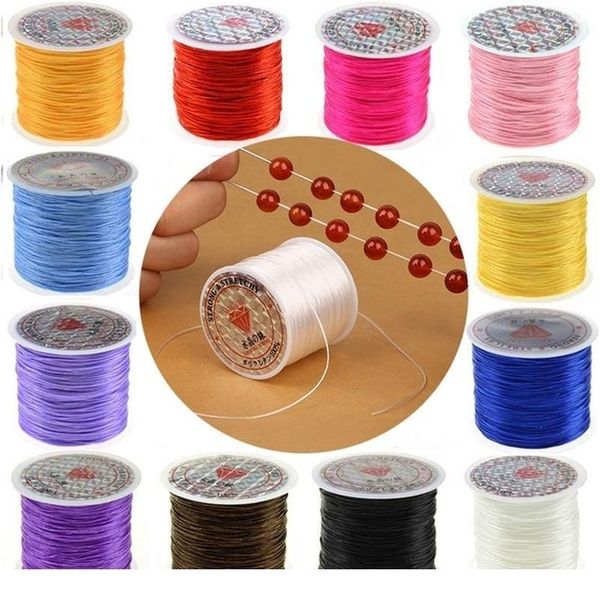 

393inch/roll strong elastic stretchy crystal beading thread cord for bracelet diy string braided hand-woven jewelr jlldpq