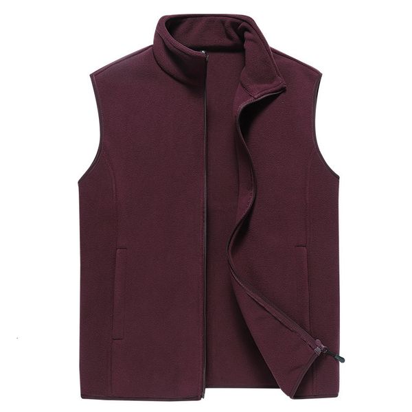 

spring autumn winter men's thin sports loose fleece cardigan coat large size leisure middle-aged and elderly vest, Black;white