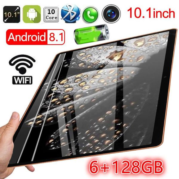 

2020 new super tempered 2.5d glass 3g 4g lte 10.1 inch tablet pc octa core 6gb ram 128gb rom 1280x800 ips wifi android 8.0 gps