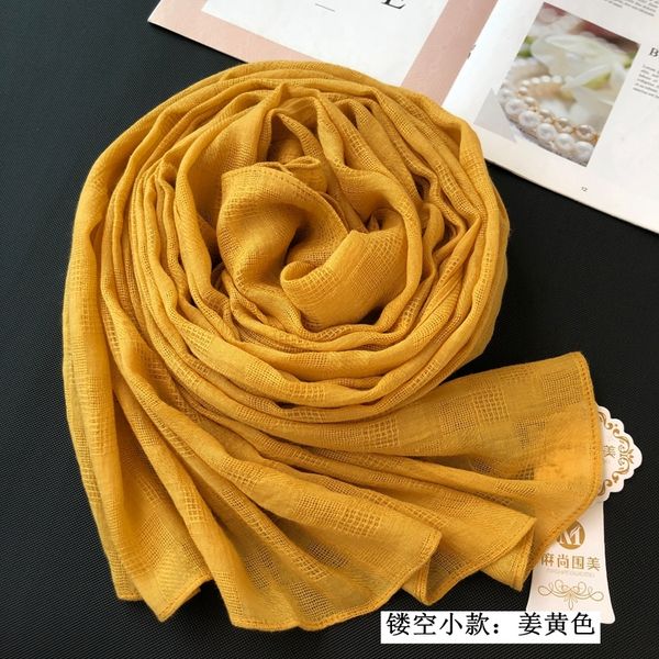 

чистый хлопок конопля шарфы куркумы beige сплошного цвета весной осенью и зимой женщин полые сетки корейской литературной длинная шали, Blue;gray
