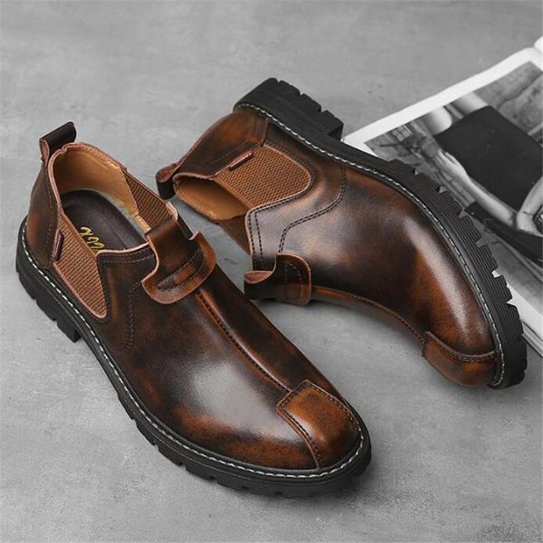 

fashion oxford business men shoes soft breathable man formal shoes round toe genuine leather wedding dress, Black
