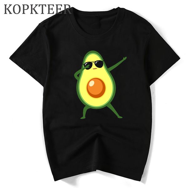 

men clothes 2019 harajuku hip pop cool avocado print black short sleeve streetwear homme tees hoodie designers t shirts sweatshirt