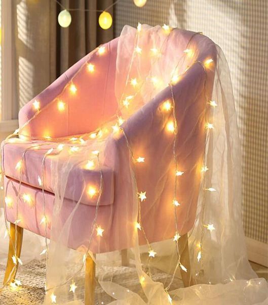 

220v usb батарейки star гирлянды светодиодного fairy рождественских огни партия свадебные украшения светой operate мерцание bbymfa lg2010