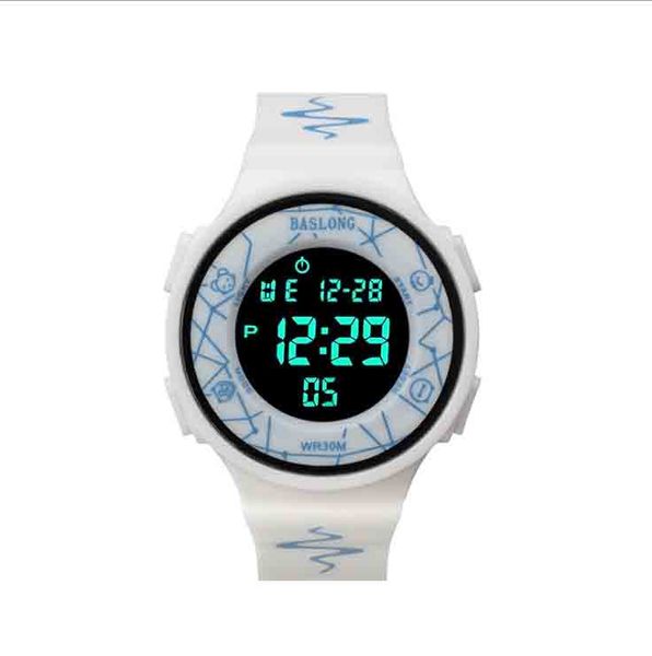 Фабрика оптом спортивные часы мужские умные младшие средней школы студенты многофункциональные цифровые электронные часы женские тенденции водонепроницаемый люми