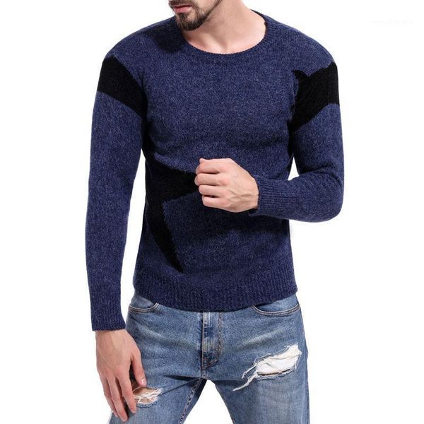 

men's sweaters vogue nice winter thick warm o-neck wool sweater men clothing knitted cashmere pullover s-2xl1, White;black