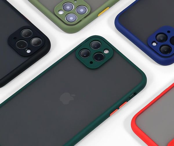 

shockproof hard matte case protective phone cover for iphone 12 mini pro max