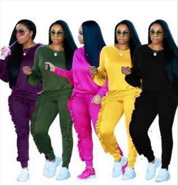 

colors womens s 3xl autumn winter 8 set fashion women solid patchwork suits casual nightclub party tracksuit s3242, White