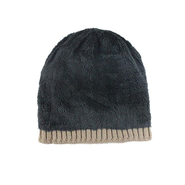 

flb] men winter hat knitted beanies skullies warm bonnet caps baggy brand solid thicken winter hats for men women f18014 sqchsj pingtoy, Black;white