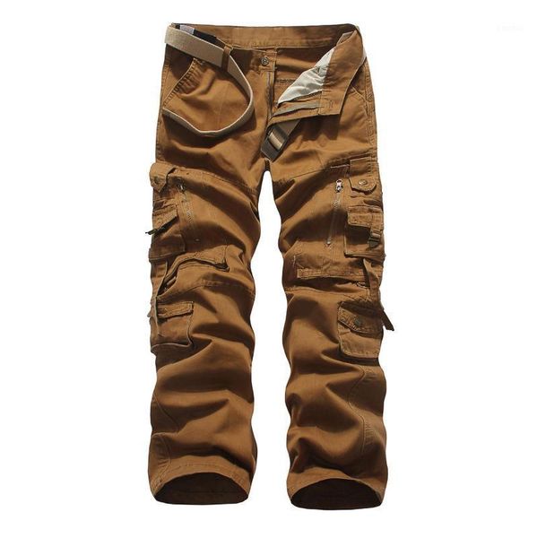 

pants style plus size streetwear autumn men's cargo casual hombre cotton outdoors safari style trousers male1, Black
