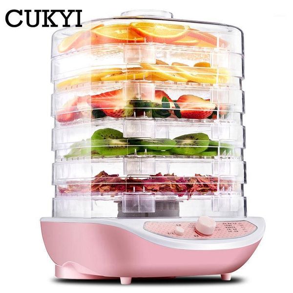 

dehydrators cukyi dried fruit vegetables meat machine household mini dehydrator pet dehydrated 5 trays snacks air dryer eu us1