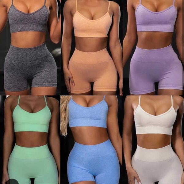 

sport suit women fitness gym clothing colorful mix workout set gym leggings padded push-up strappy sports bra sports suits, White;red