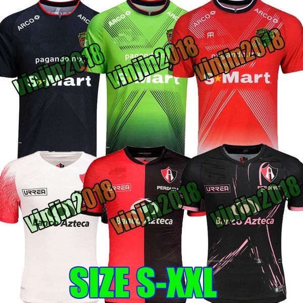 

2020 2021 fc juárez atlas soccer jerseys outubro rosa kit pink black juarez 20 21 liga mx home away third football shirt camisetas de futbol, Black;yellow