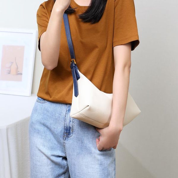 

2020 womens shoulder bag new underarm fashion leather bag fashion messenger womens all-match ins baguette 0bzru qynf