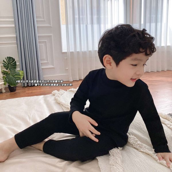 

wear shirt boys' youyou bottom pajamas children's home cloth foreign sle autumn winter children 4jlh, Blue;red