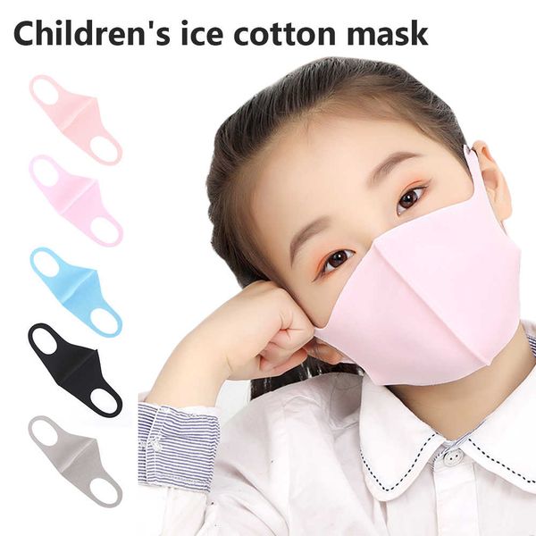

mouth face mask black cotton blend anti dust and nose protection k-pop mask fashion reusable masks for man woman kids