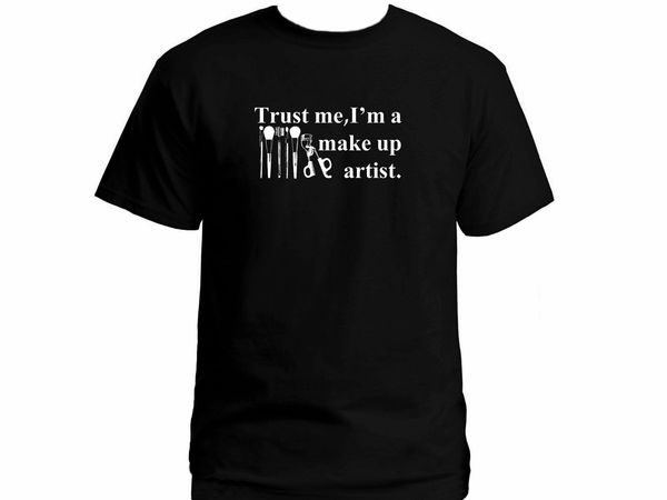 

2019 trust me i'm a makeup artist black 100% cotton graphic t-shirt great gift sport hooded sweatshirt hoodie