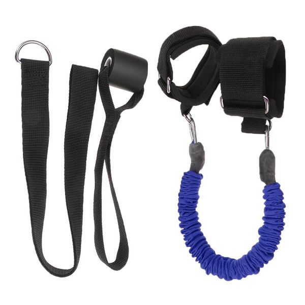 

resistance bands fitness exercise band with ankle straps cuffs for training leg home gym equipment