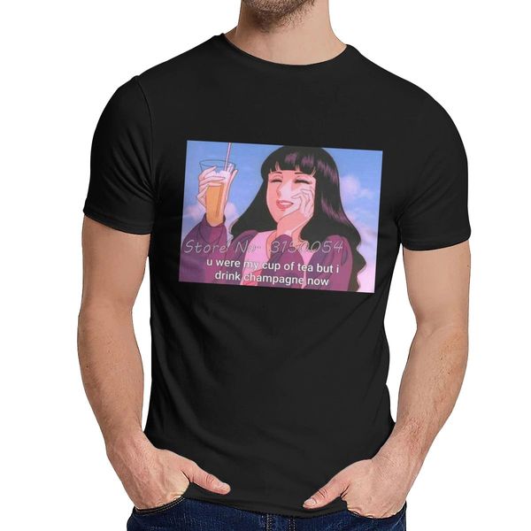 

new sassy anime revenge u were my cup of tea new men cotton anime funny hip hop harajuku hoodie designers t shirts sweatshirt