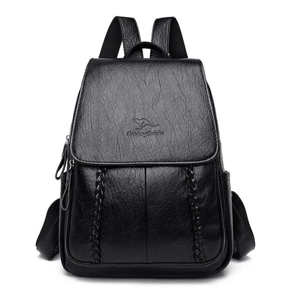 

2020 новый высокое качество pu кожаный рюкзак женщины high capacity путешествия рюкзак ранцы для девочек-подростков, школа рюкзак sqcnaa